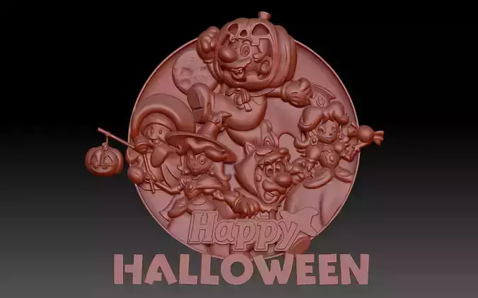 Super Mario and halloween