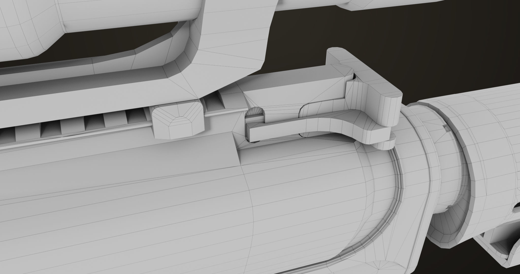 Machine Gun09 Brown All PBR unity UE Textures Low-poly 3D model_52