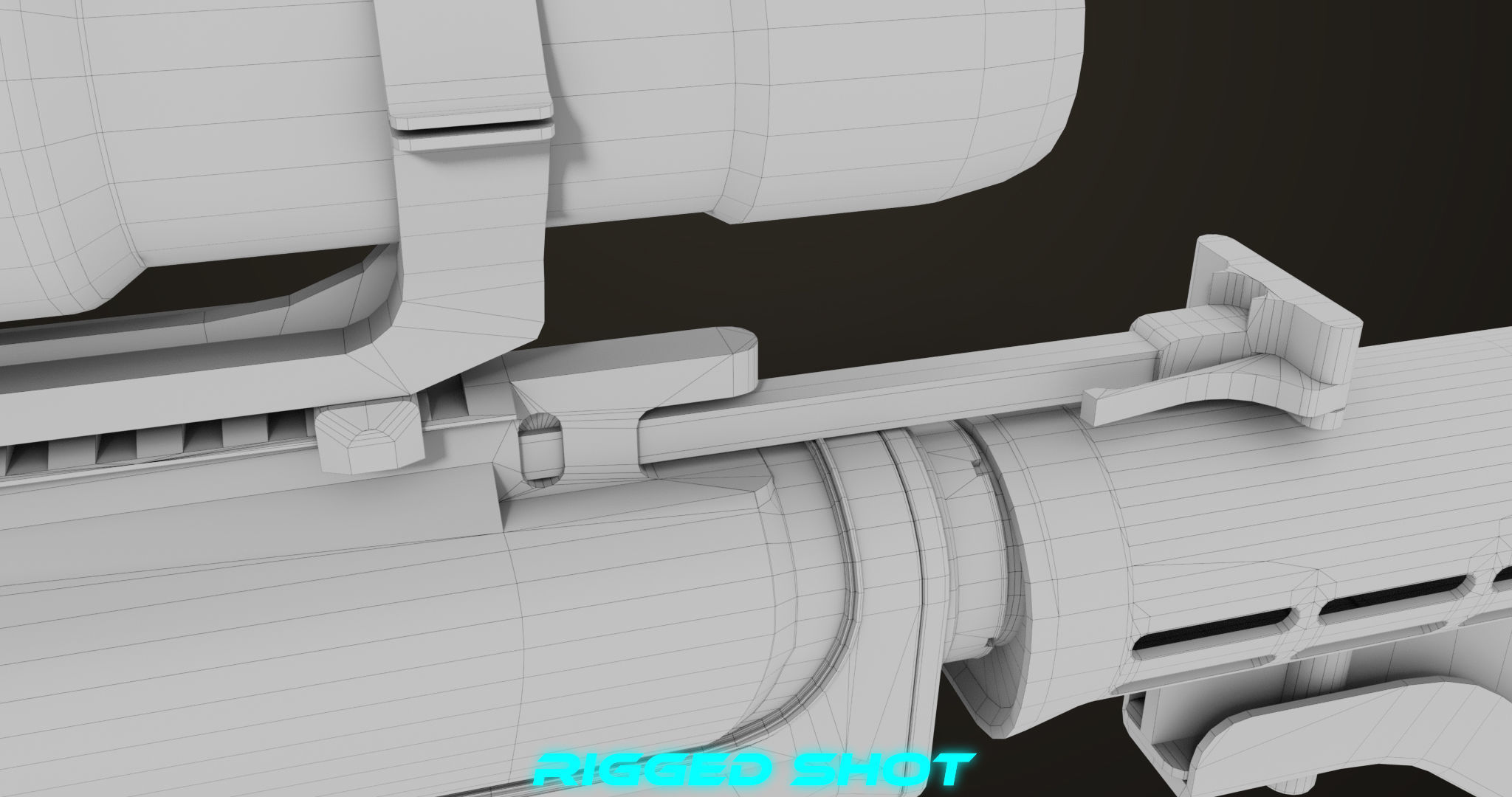 Machine Gun09 Brown All PBR unity UE Textures Low-poly 3D model_55