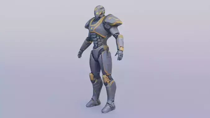 Robot  Character with Animation