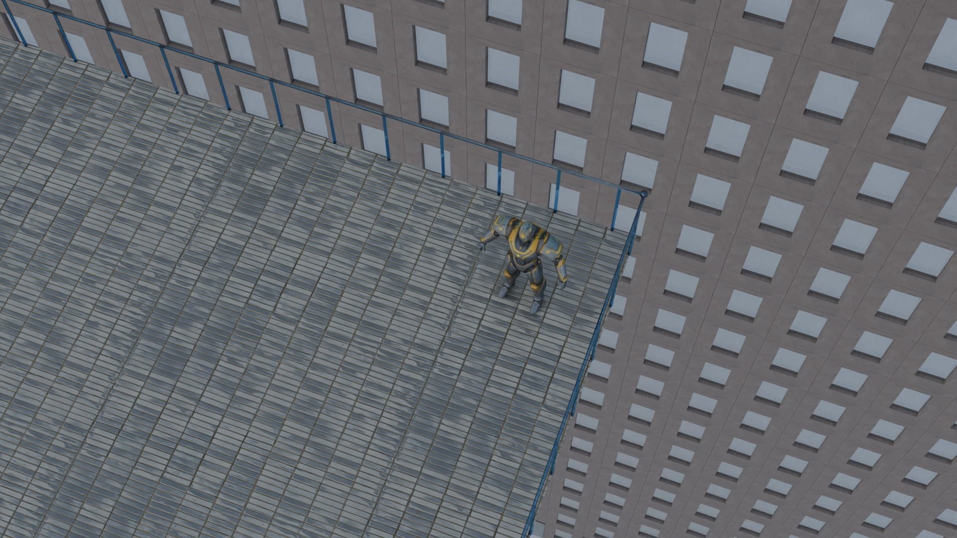 Robot  Character with Animation Free 3D model_17