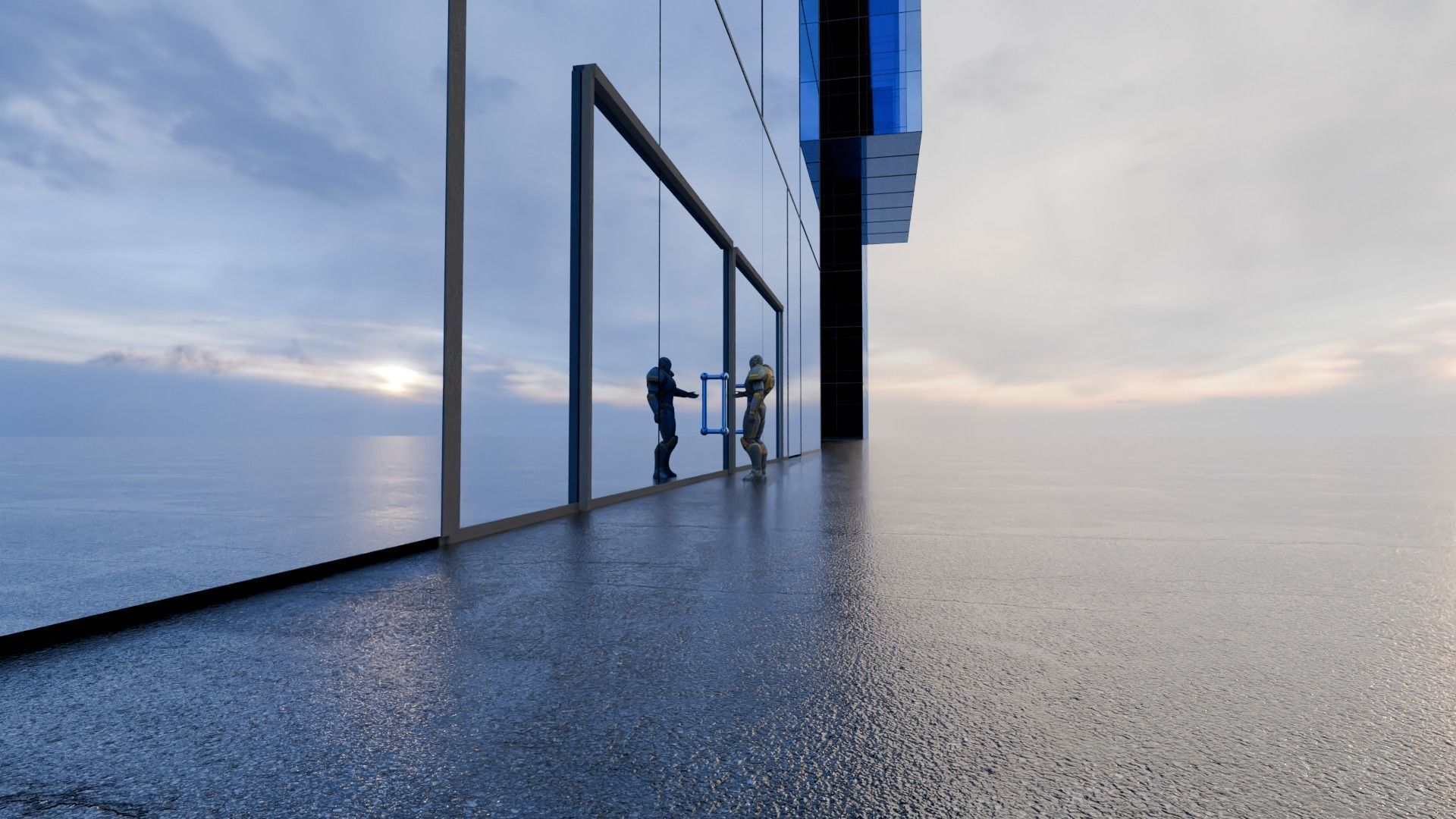 Robot  Character with Animation Free 3D model_12