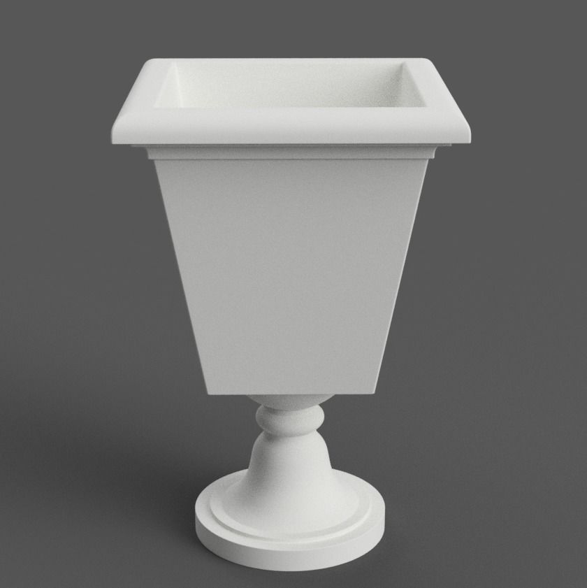 DECORATIVE VASE - POT - PLANTER - CANDY DISH - CUP - URN 014 3D print model_2
