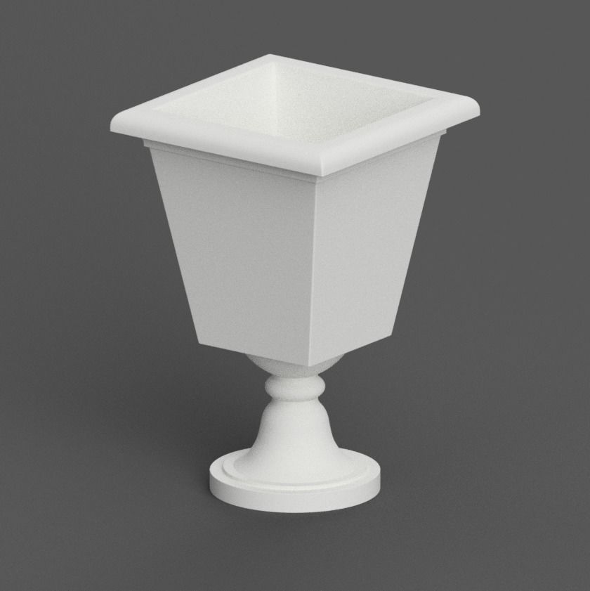 DECORATIVE VASE - POT - PLANTER - CANDY DISH - CUP - URN 014 3D print model_3