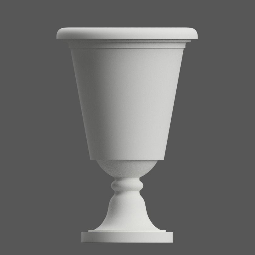 DECORATIVE VASE - POT - PLANTER - CANDY DISH - CUP - URN 014 3D print model_4