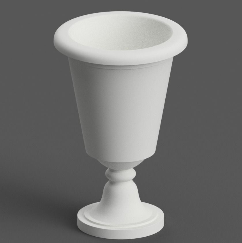DECORATIVE VASE - POT - PLANTER - CANDY DISH - CUP - URN 014 3D print model_5