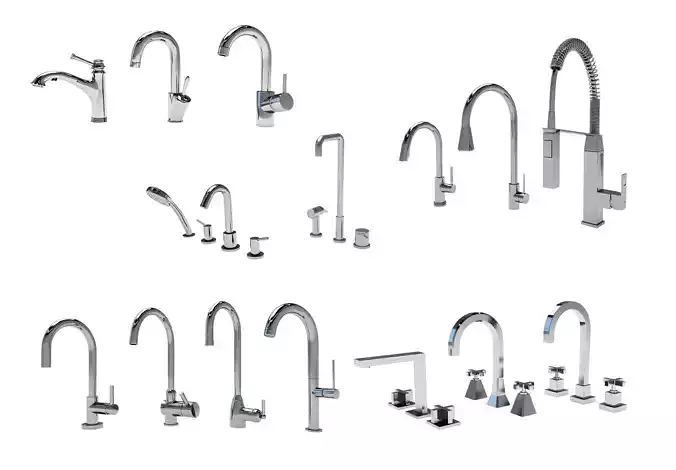Minimalist Kitchen Faucet Set