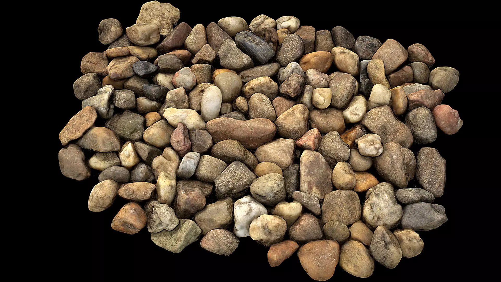 stones field photogrammetry FREE Free low-poly 3D model