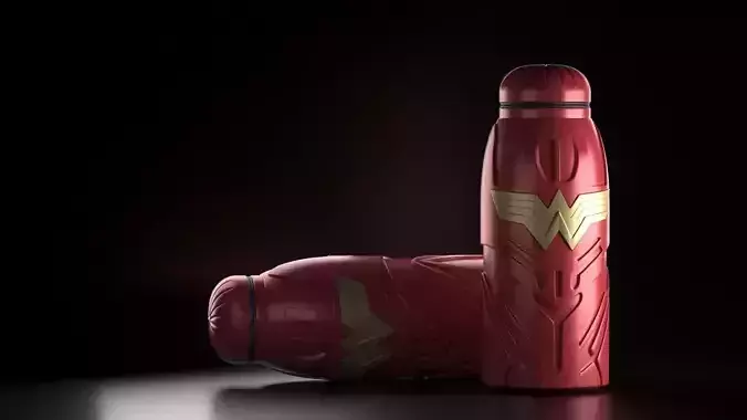 Wonder Women bottle 3D printable model
