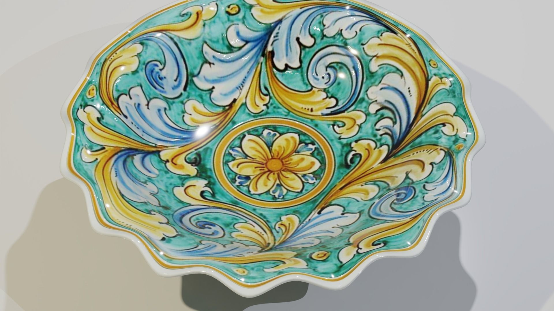 Ceramic centerpiece 3D model_1