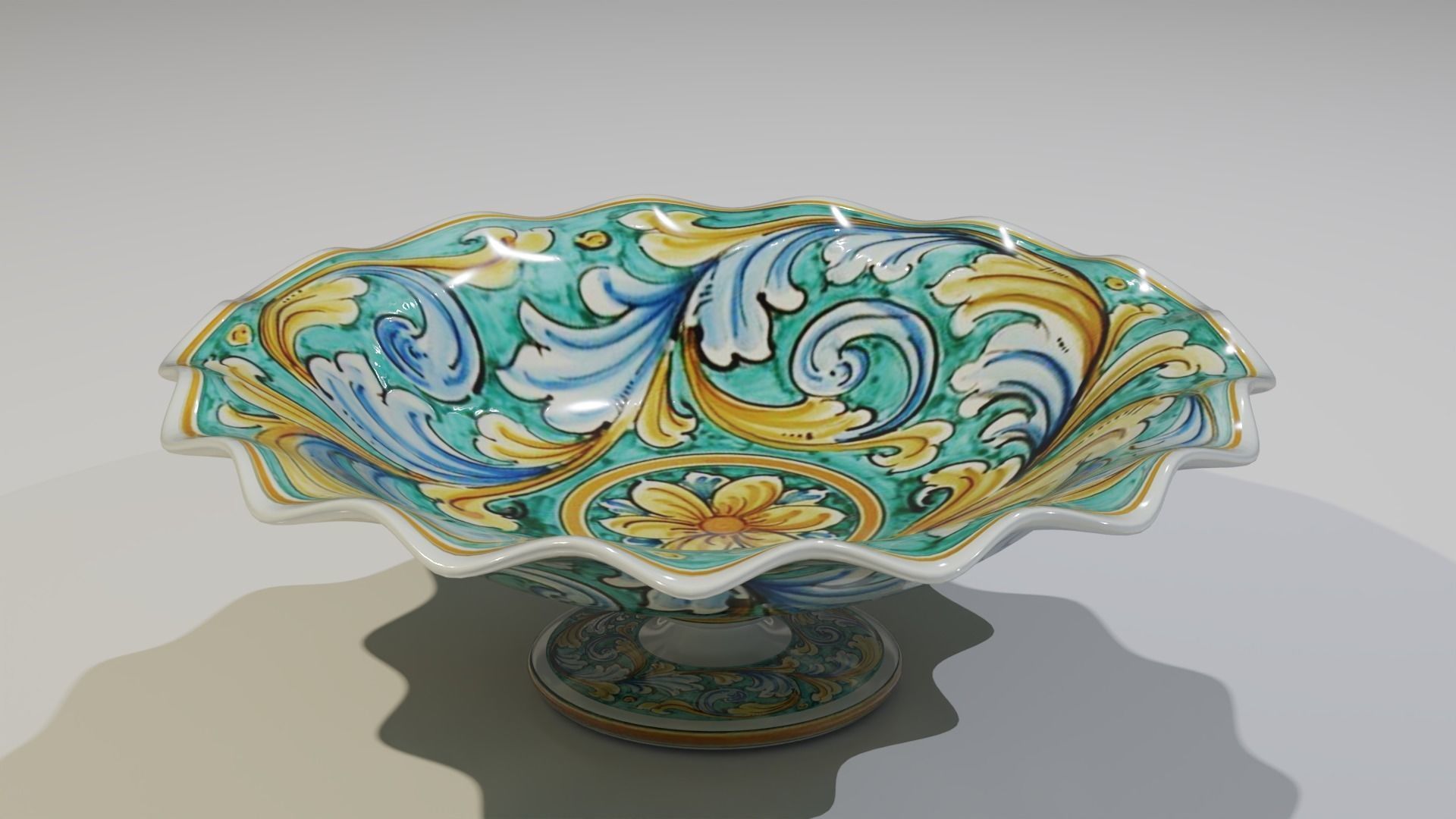 Ceramic centerpiece 3D model_2