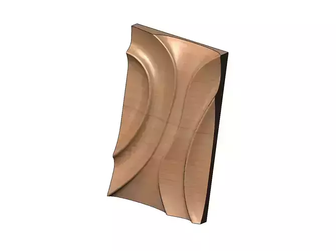 Panel river wave wall art relief sculpture 