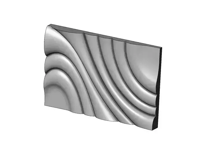 Panel water ripple wave wall art carving relief sculpture