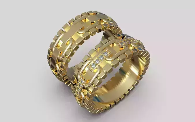 Wedding ring model 929