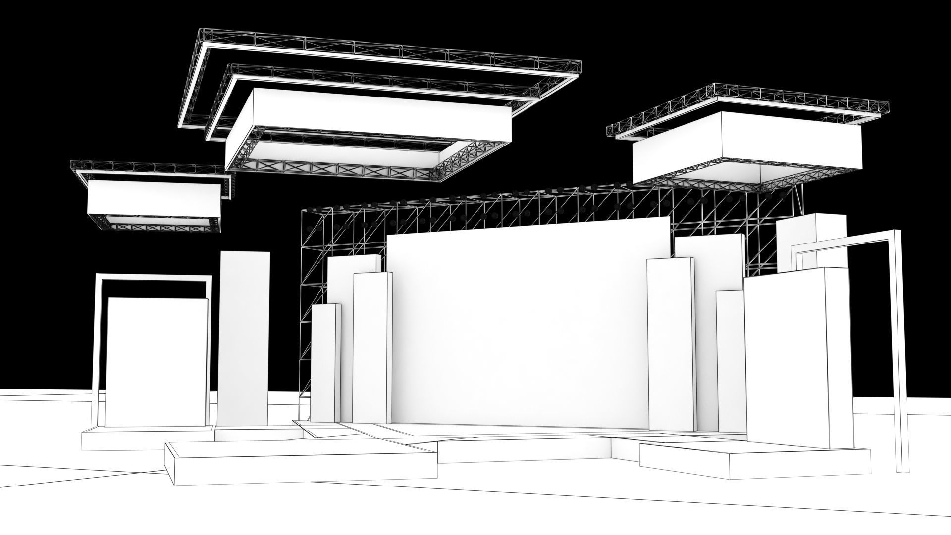 Concert Stage 07 design 3D model_6