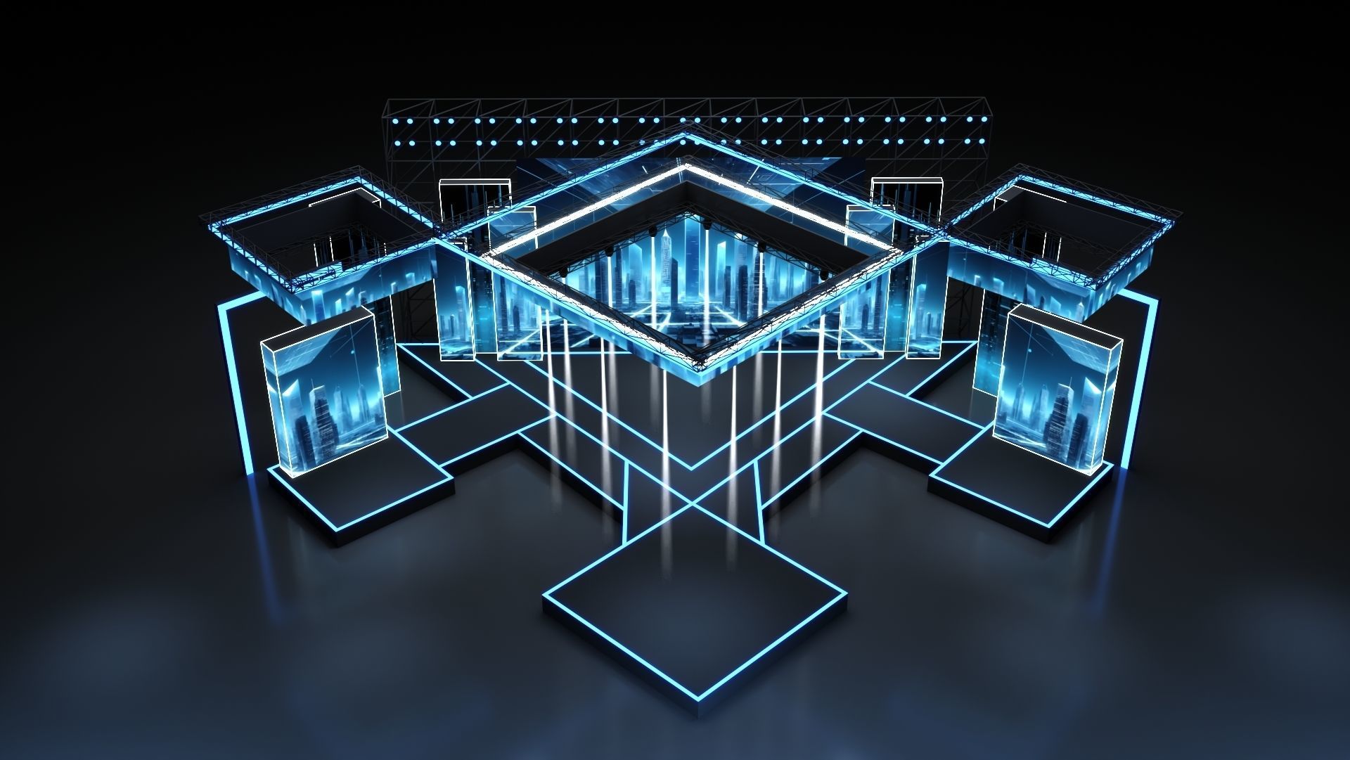 Concert Stage 07 design 3D model_3