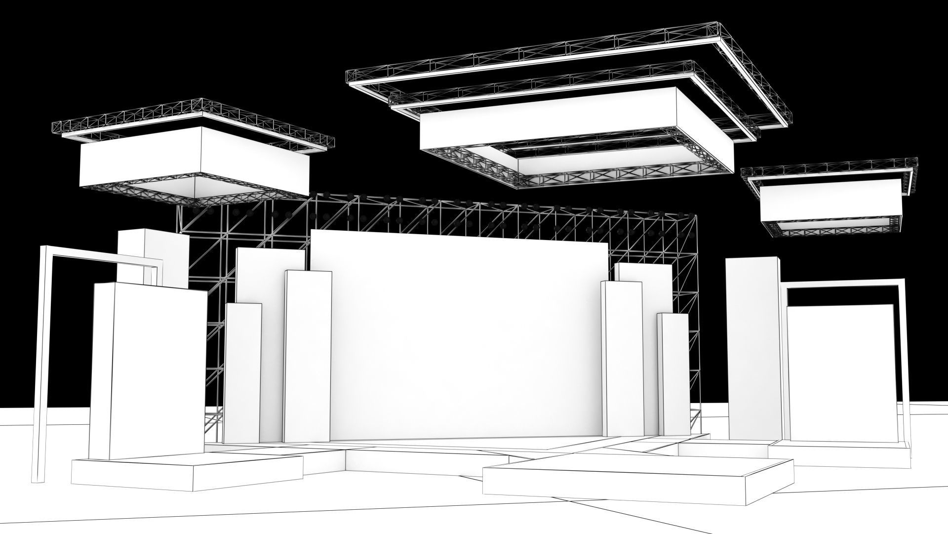 Concert Stage 07 design 3D model_5