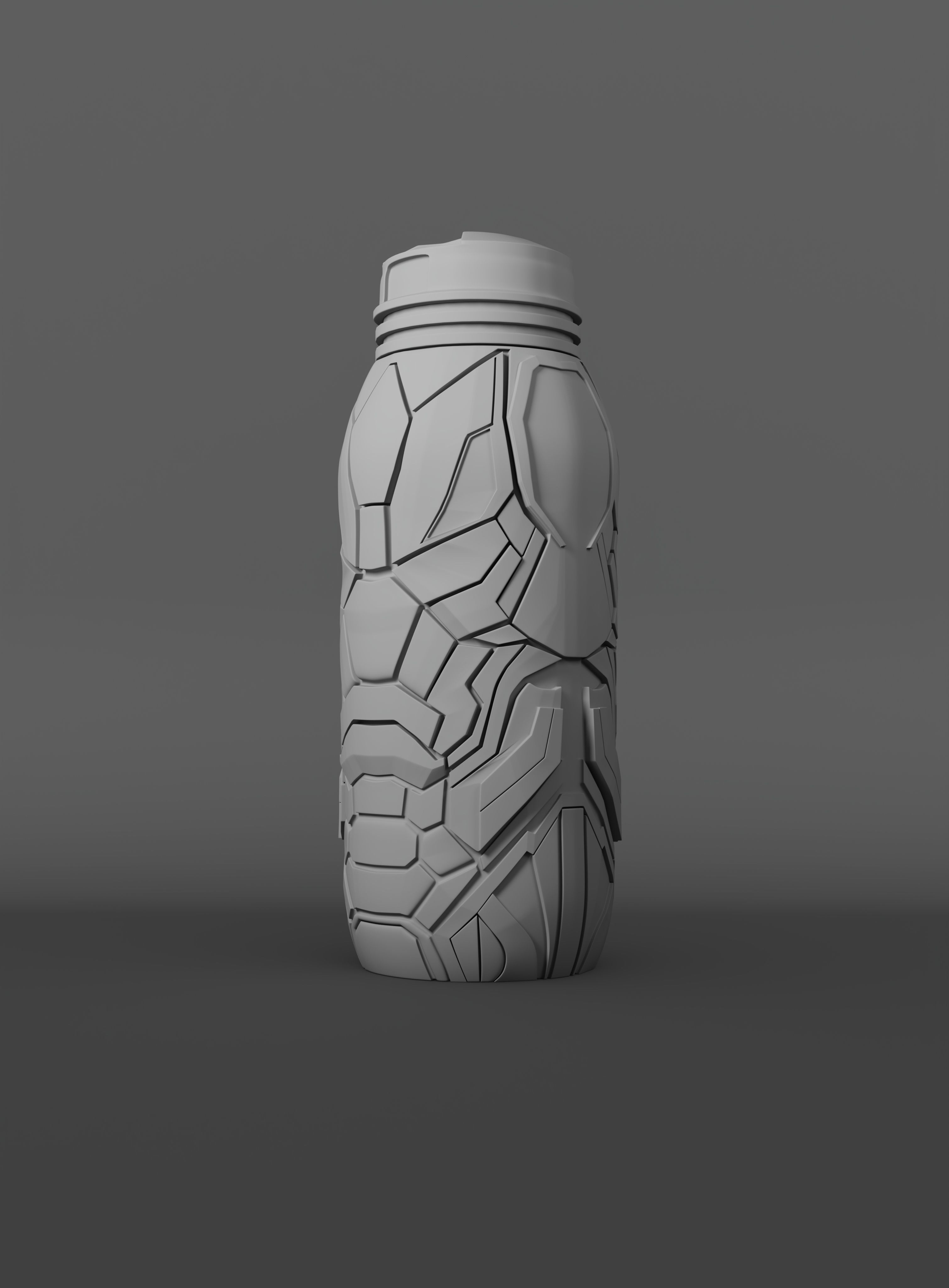 Iron Man Bottle 3D printable model 3D print model_2