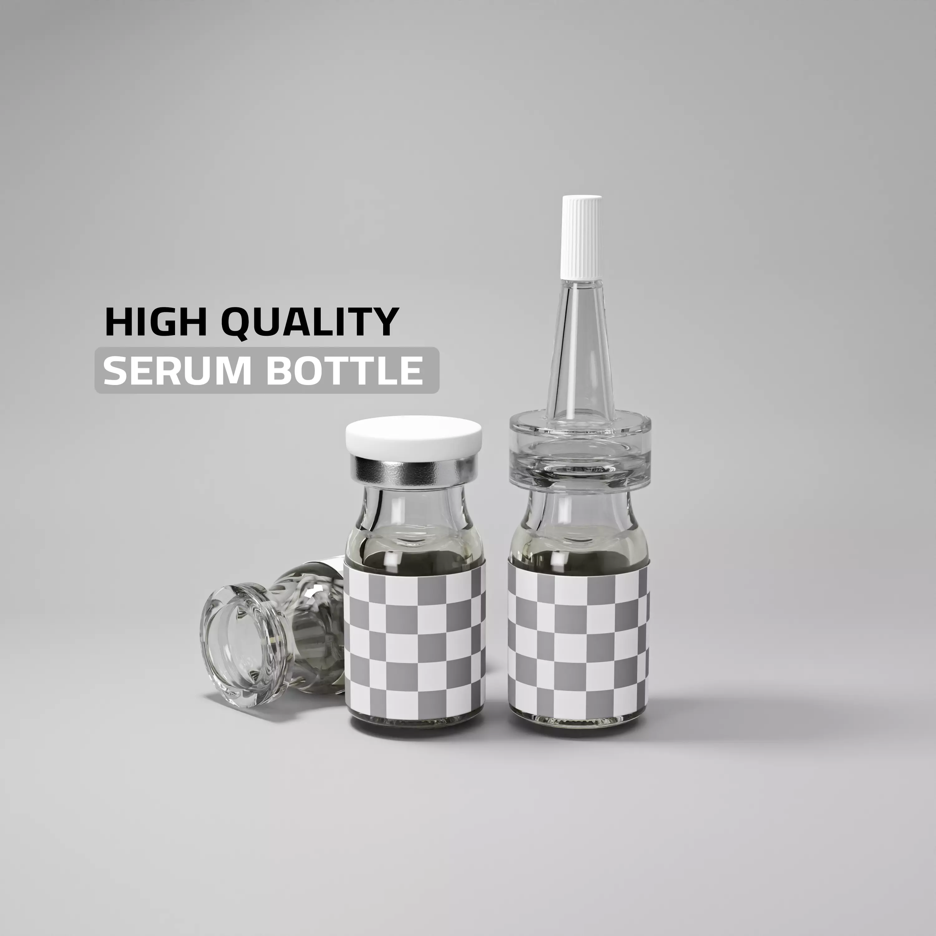 HIGH QUALITY SERUM BOTTLE 3D model_0