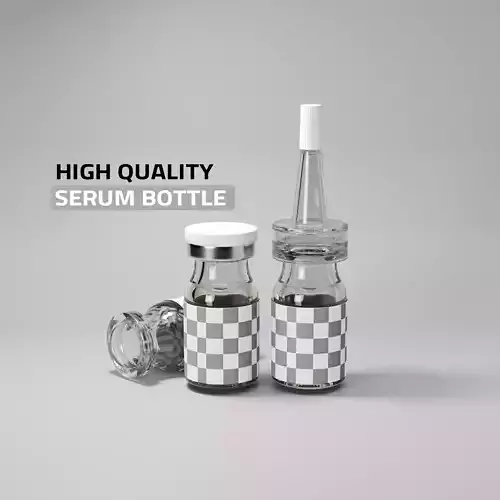 HIGH QUALITY SERUM BOTTLE 3D model
