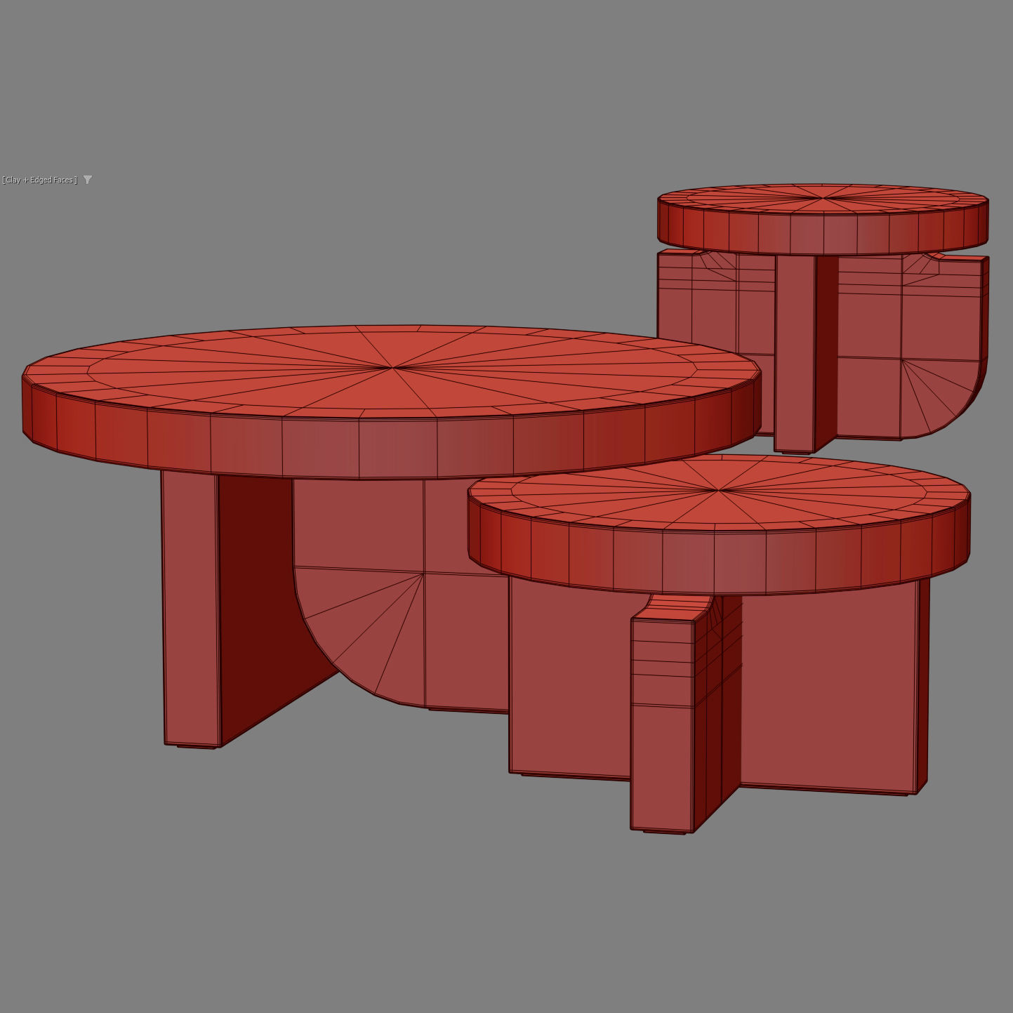 Nienkamper Beam Coffee Tables 3D model_7
