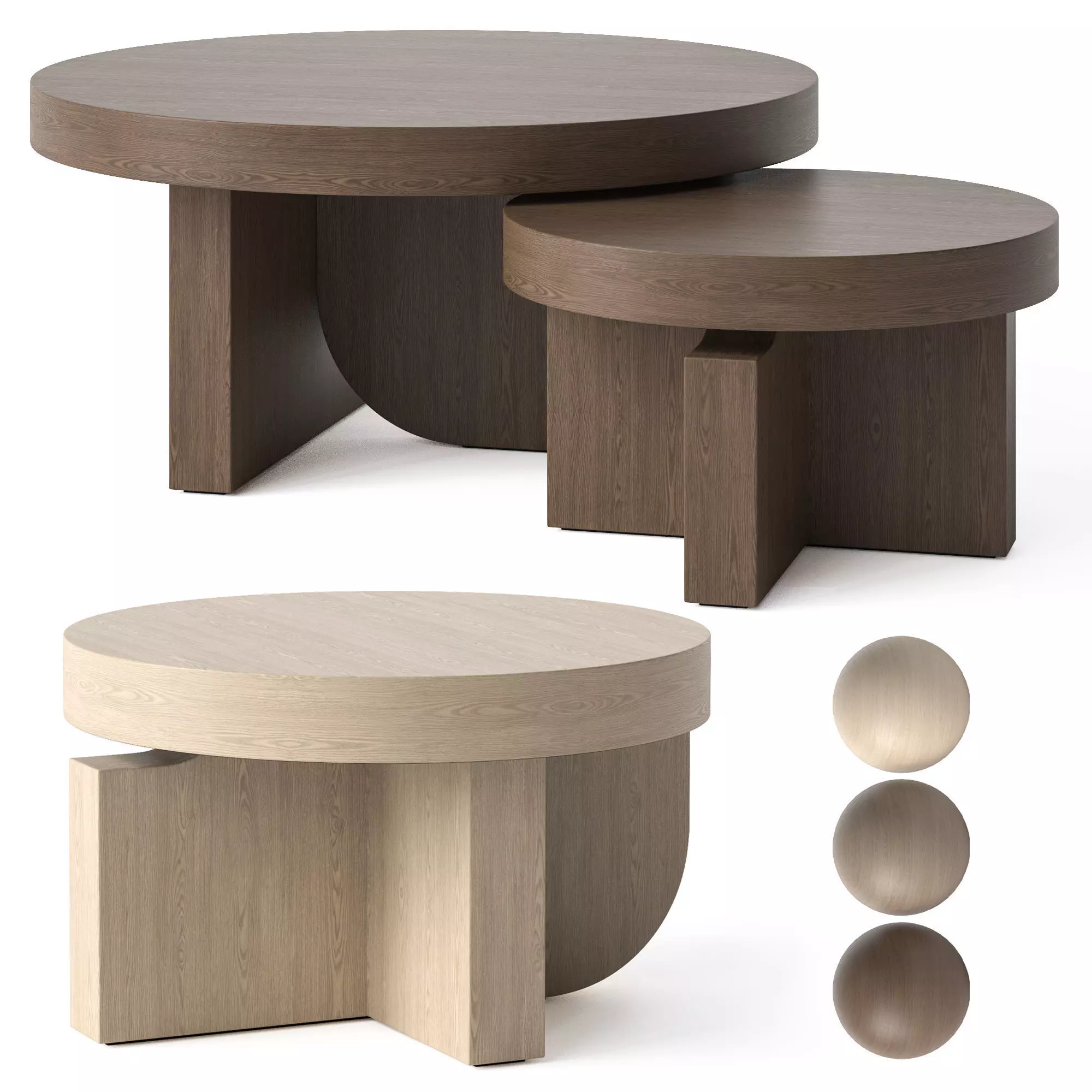 Nienkamper Beam Coffee Tables 3D model_0