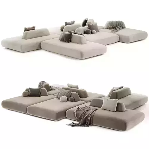tommy modular sofa set 3D model
