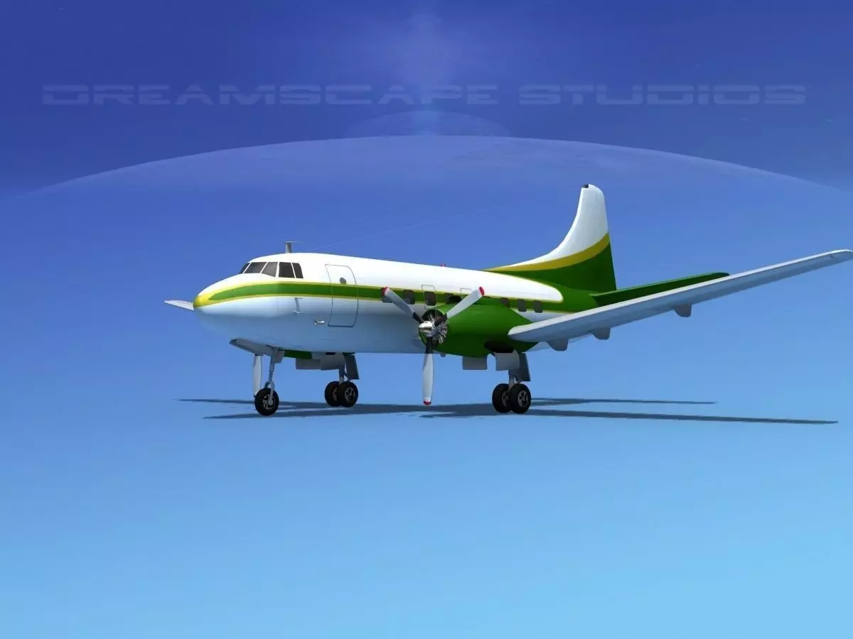Martin 404 Executive 3 3D model