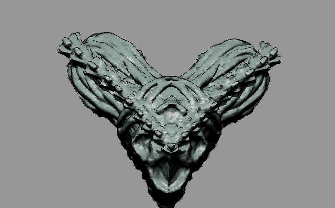 alien suit 3D model_2