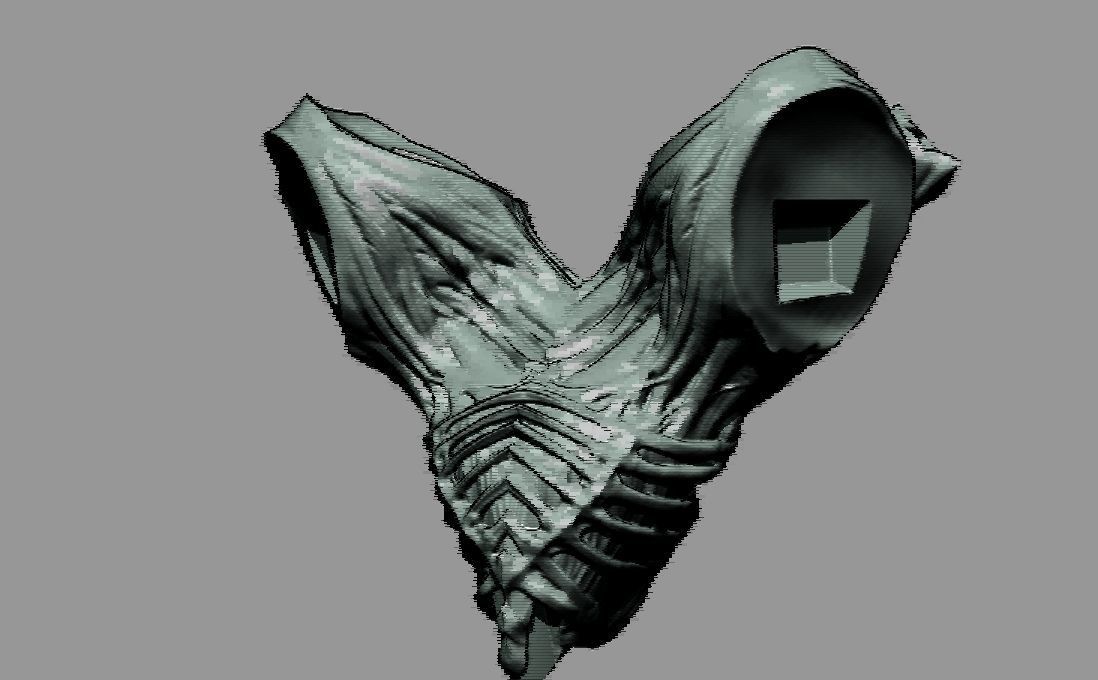 alien suit 3D model_1