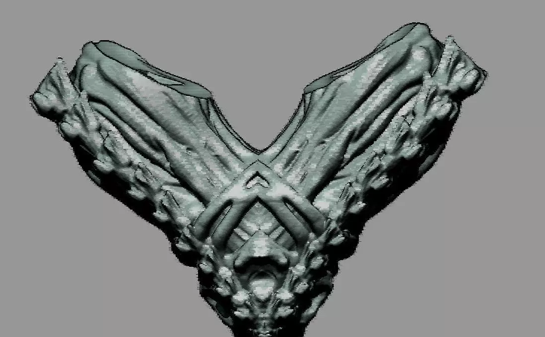 alien suit 3D model_0