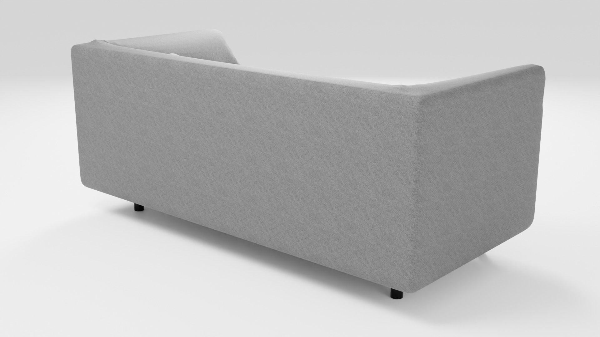 Luxurious sofa in dark tones of European design 3D model_2