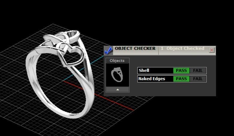 Heart ring 22 3D print model_7