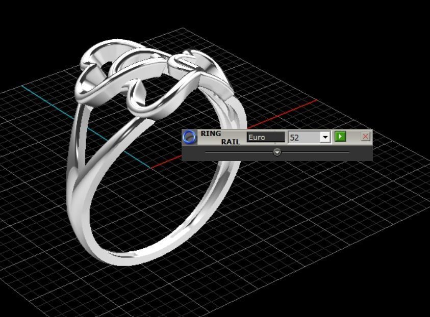 Heart ring 22 3D print model_6