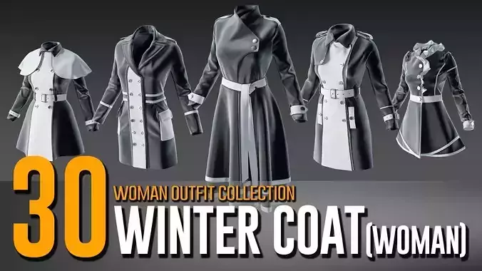 30 Women Winter Coat Wear Collection- VOL 15