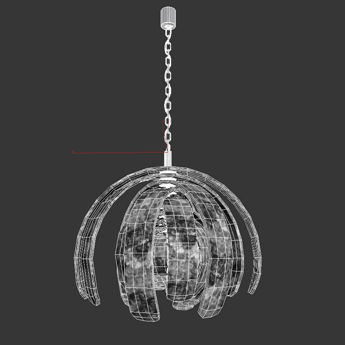 Suspension Model Artichoke by Carlo Nason for Mazzega 3D model_5