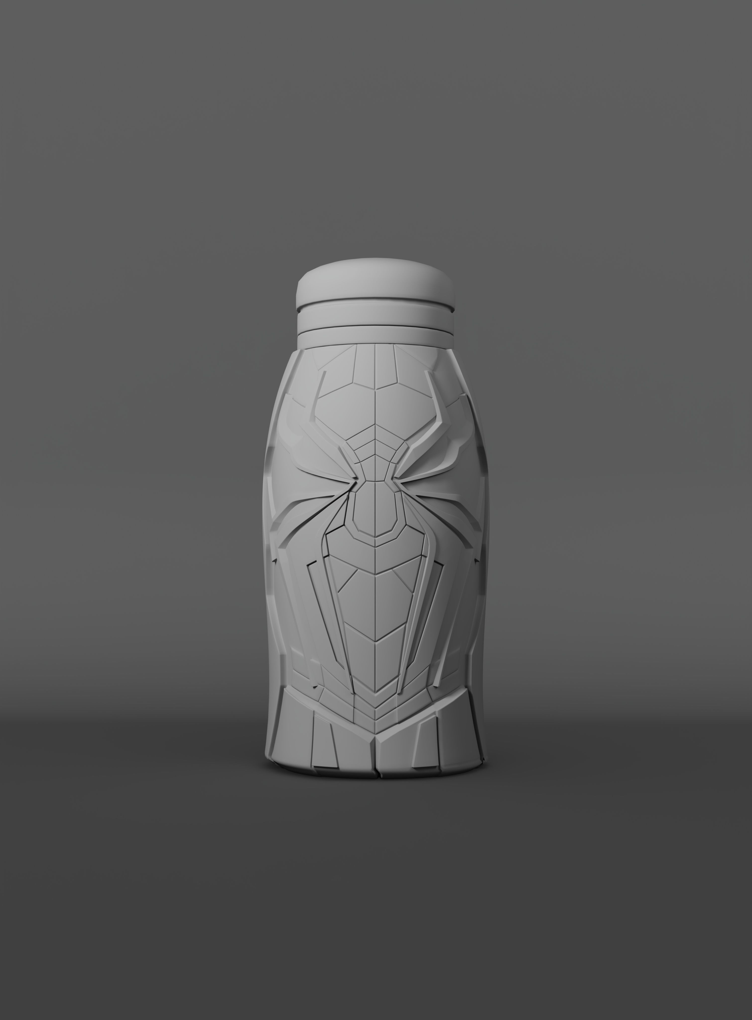 Spider-Man Bottle  3D print model_1