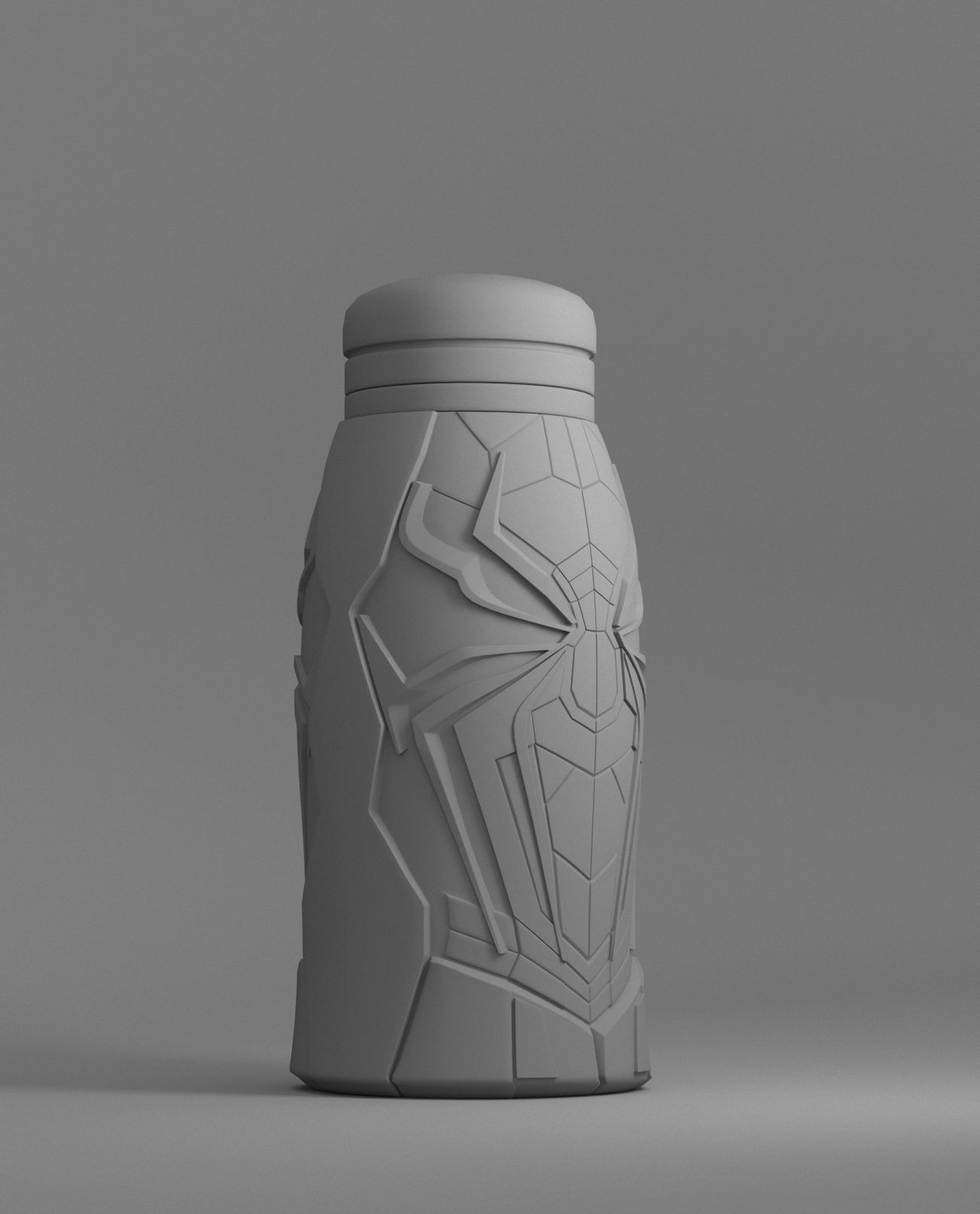 Spider-Man Bottle  3D print model_3