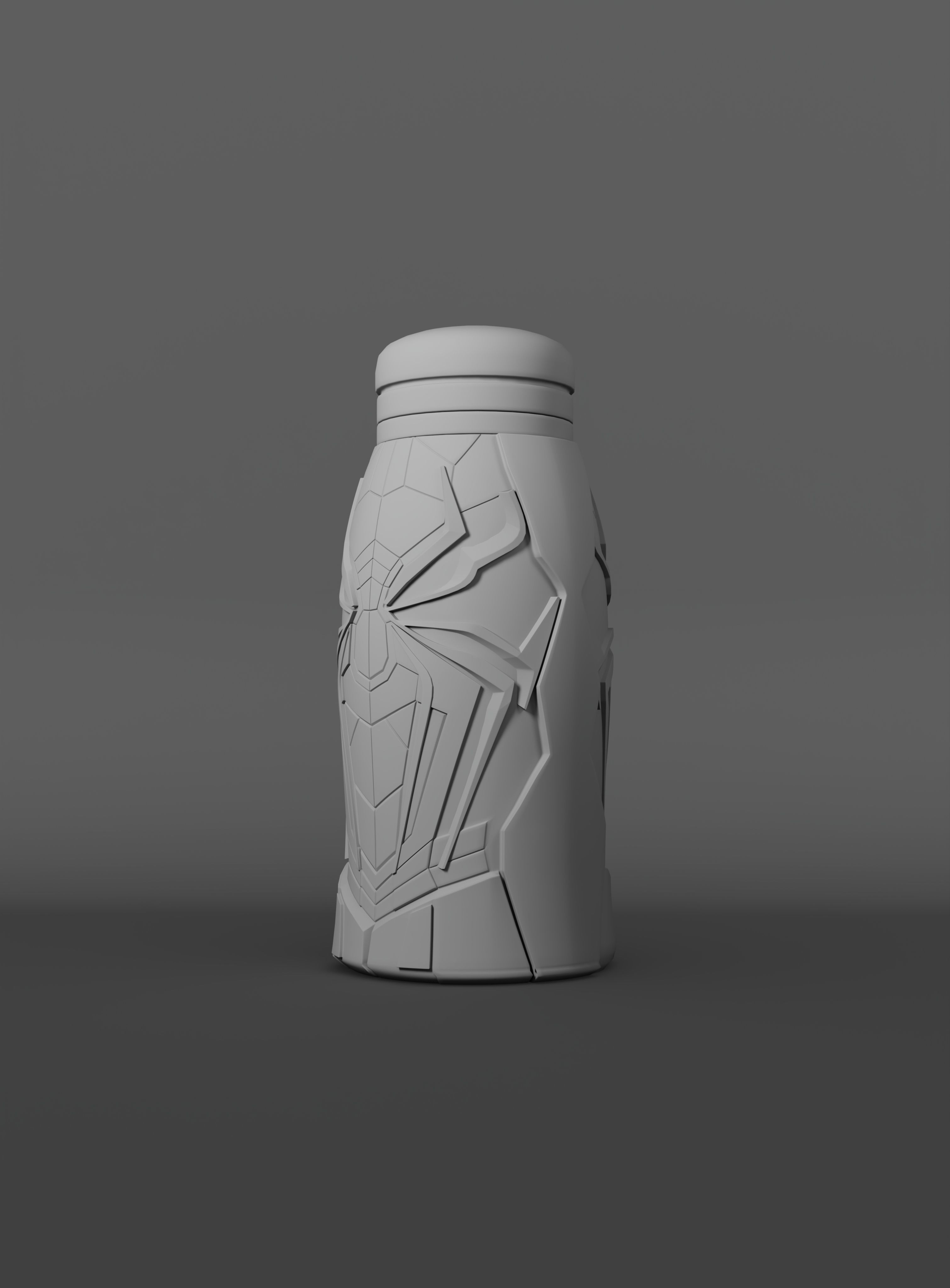 Spider-Man Bottle  3D print model_2
