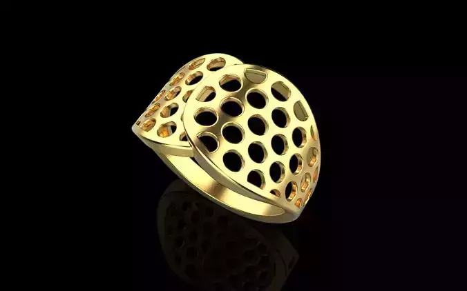 Lightweight ring with round holes  model 909