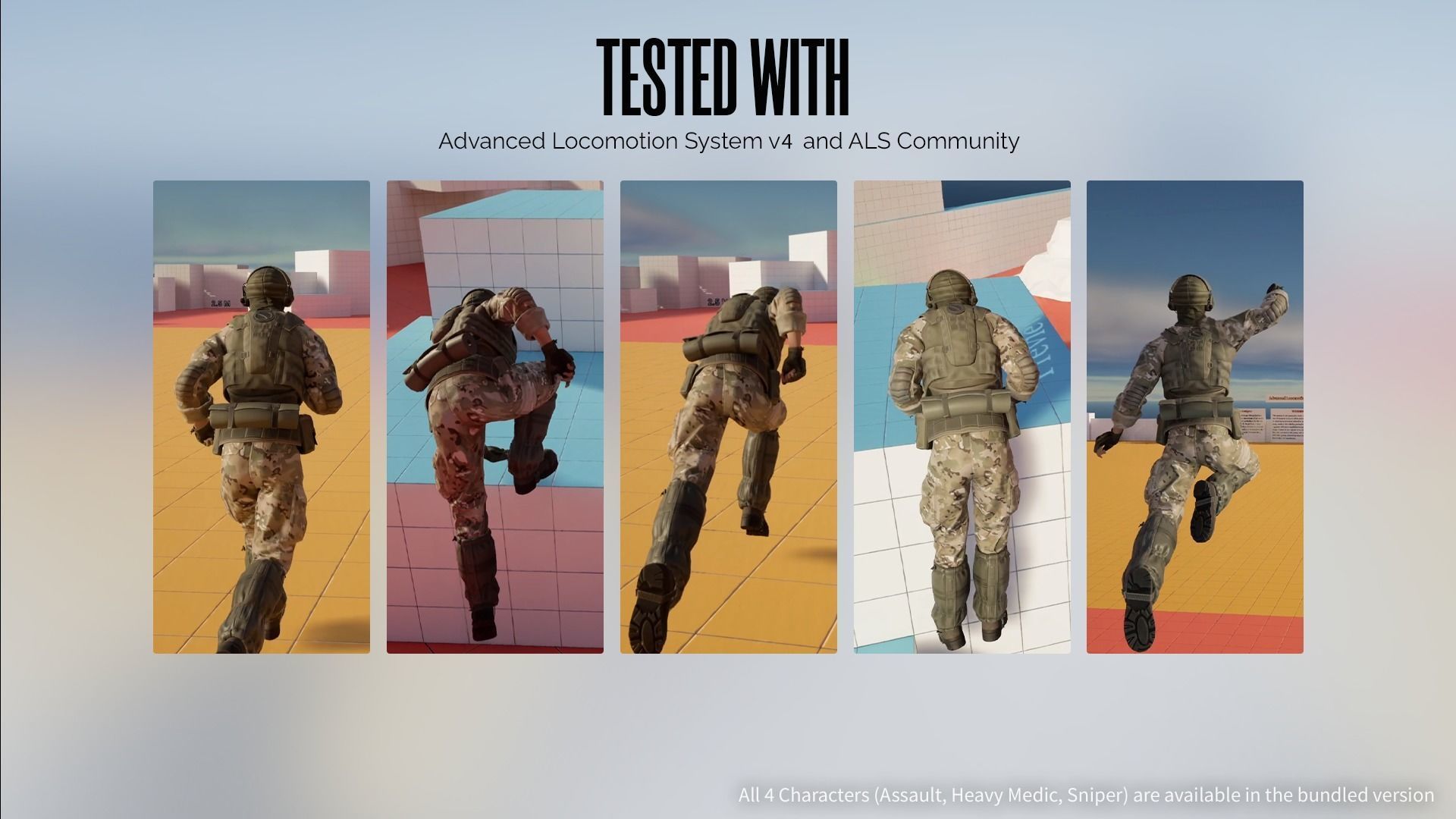 Rapid Fire Military Character - Heavy Low-poly 3D model_16