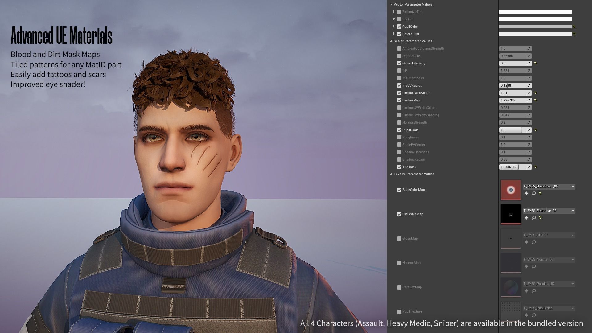 Rapid Fire Military Character - Heavy Low-poly 3D model_25