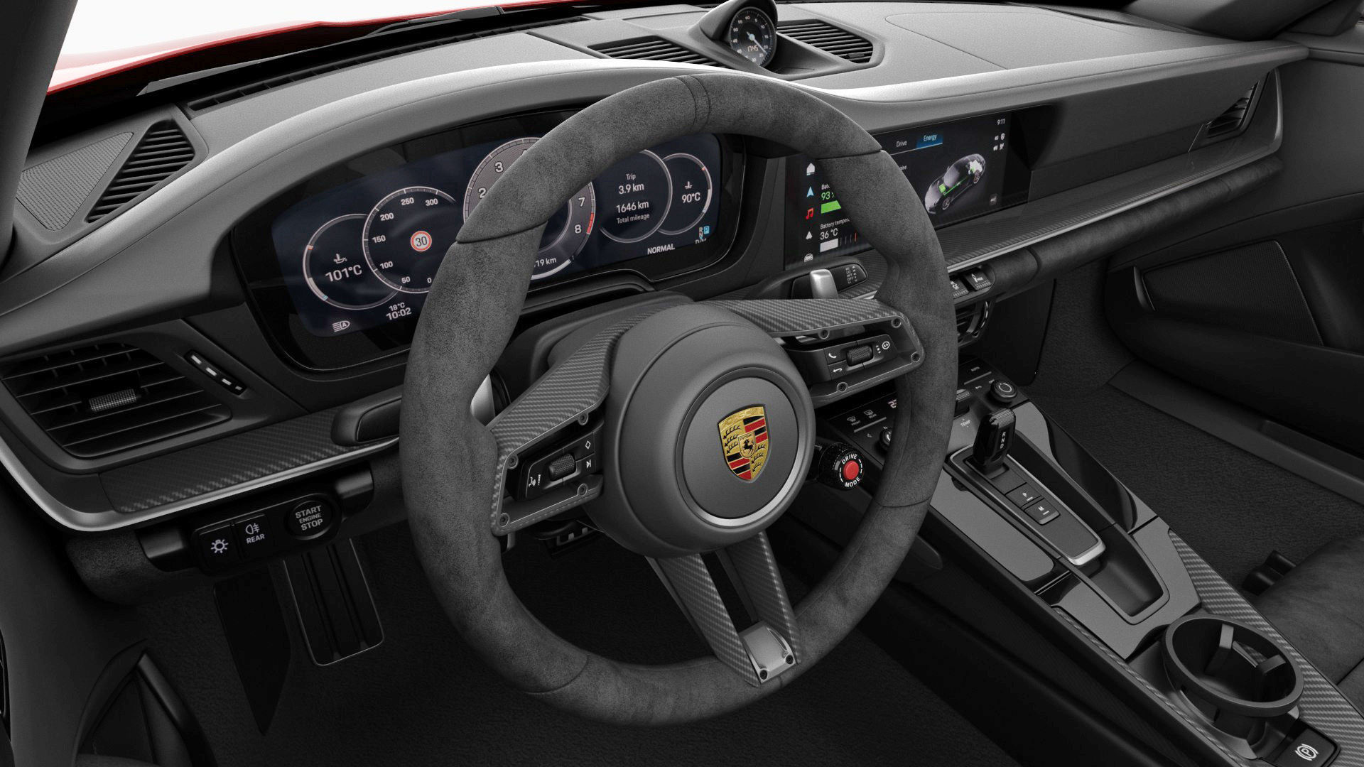 Porsche 911 Carrera GTS Cabriolet 2025 3D model_32