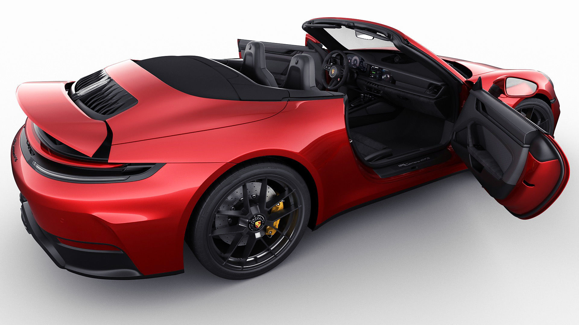 Porsche 911 Carrera GTS Cabriolet 2025 3D model_3