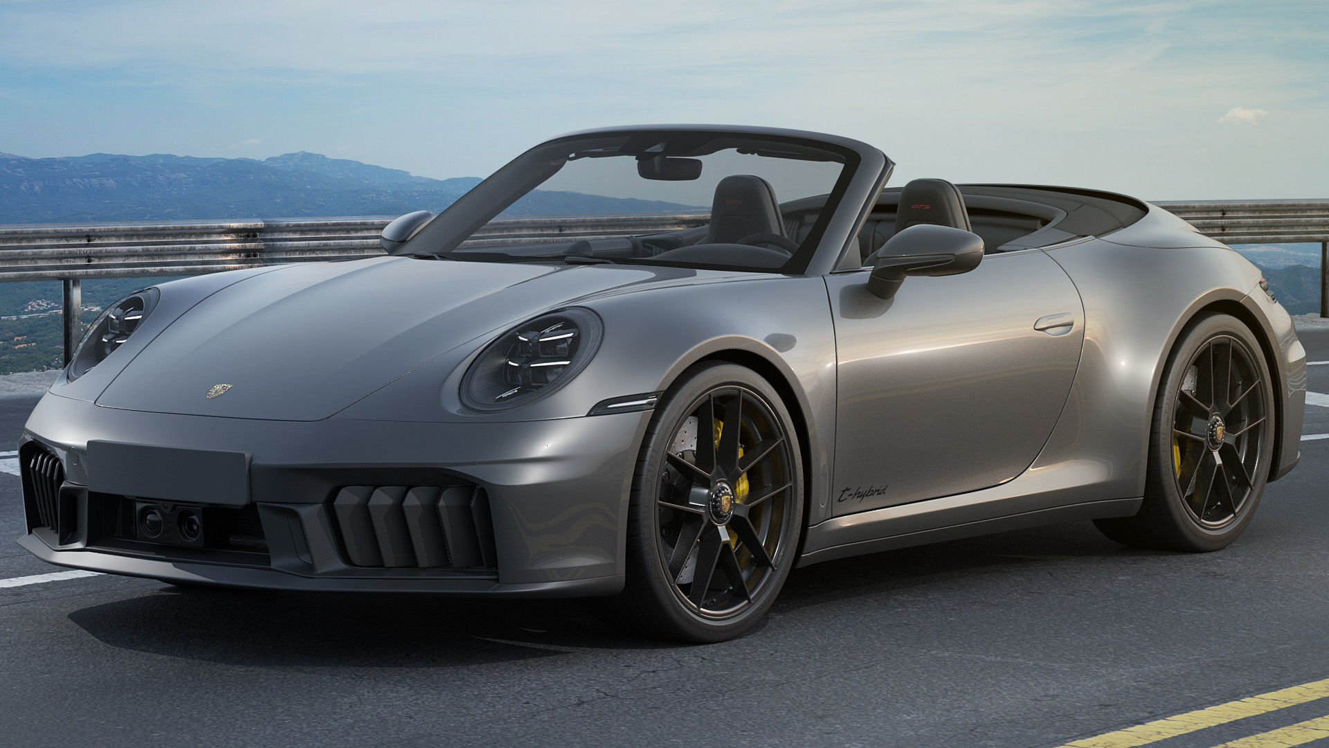 Porsche 911 Carrera GTS Cabriolet 2025 3D model_4