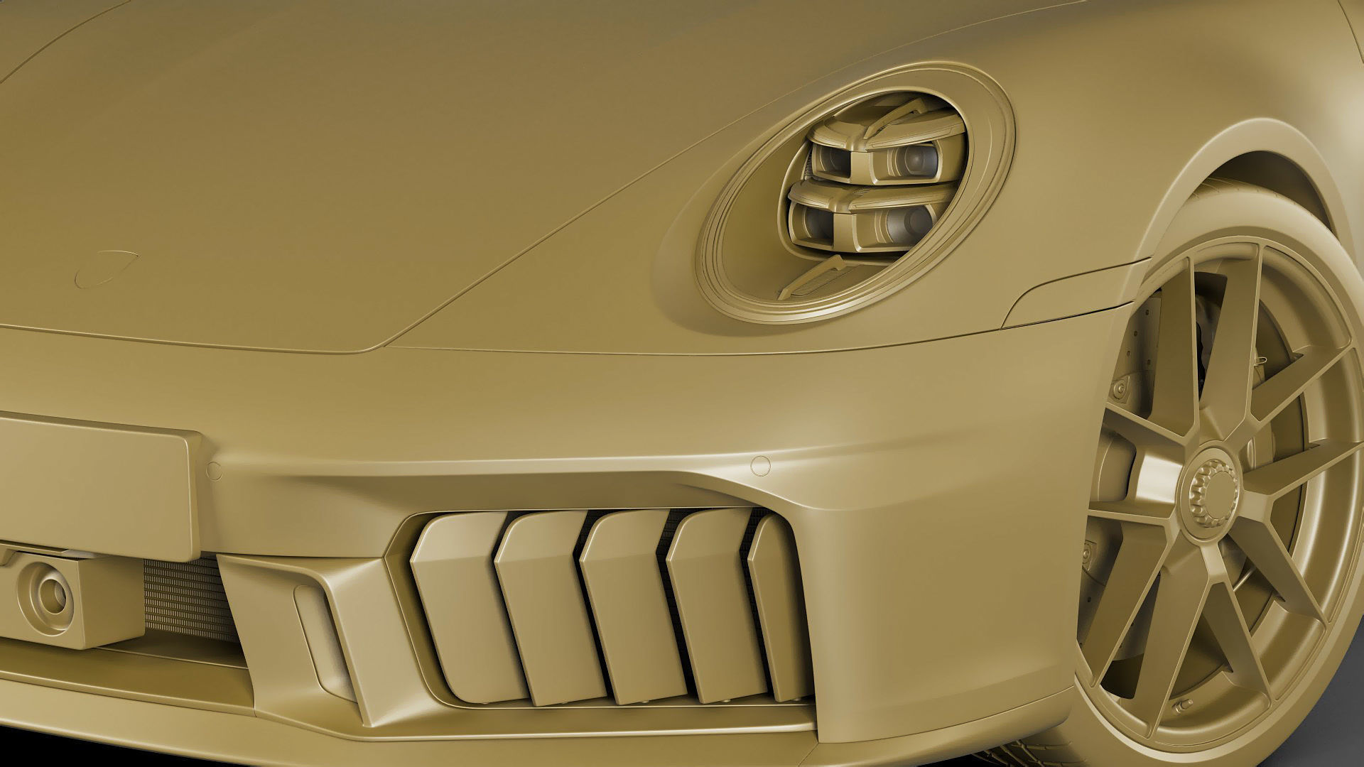 Porsche 911 Carrera GTS Cabriolet 2025 3D model_42