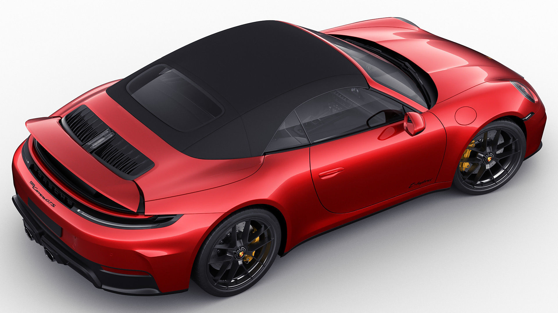 Porsche 911 Carrera GTS Cabriolet 2025 3D model_18