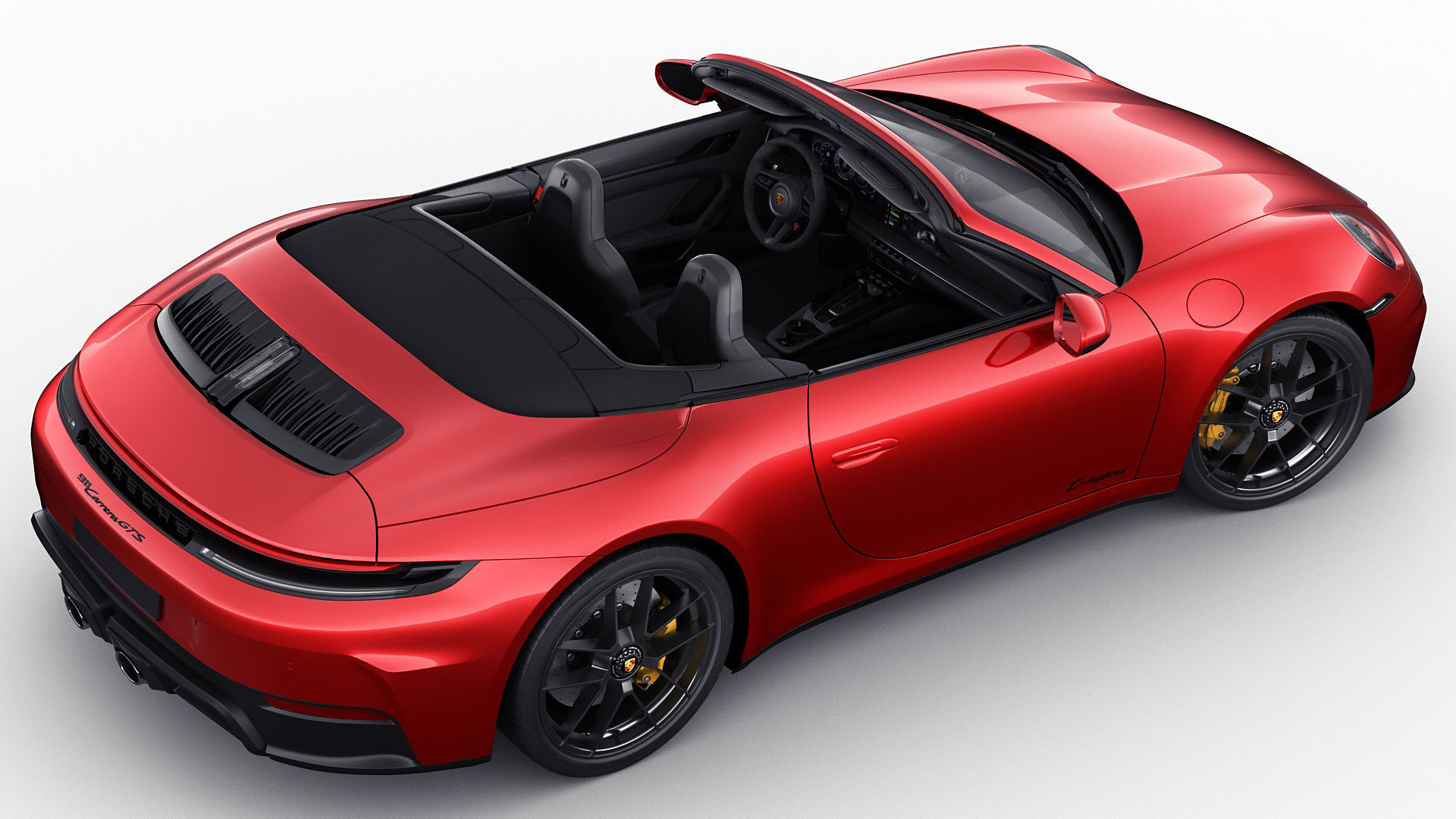 Porsche 911 Carrera GTS Cabriolet 2025 3D model_17