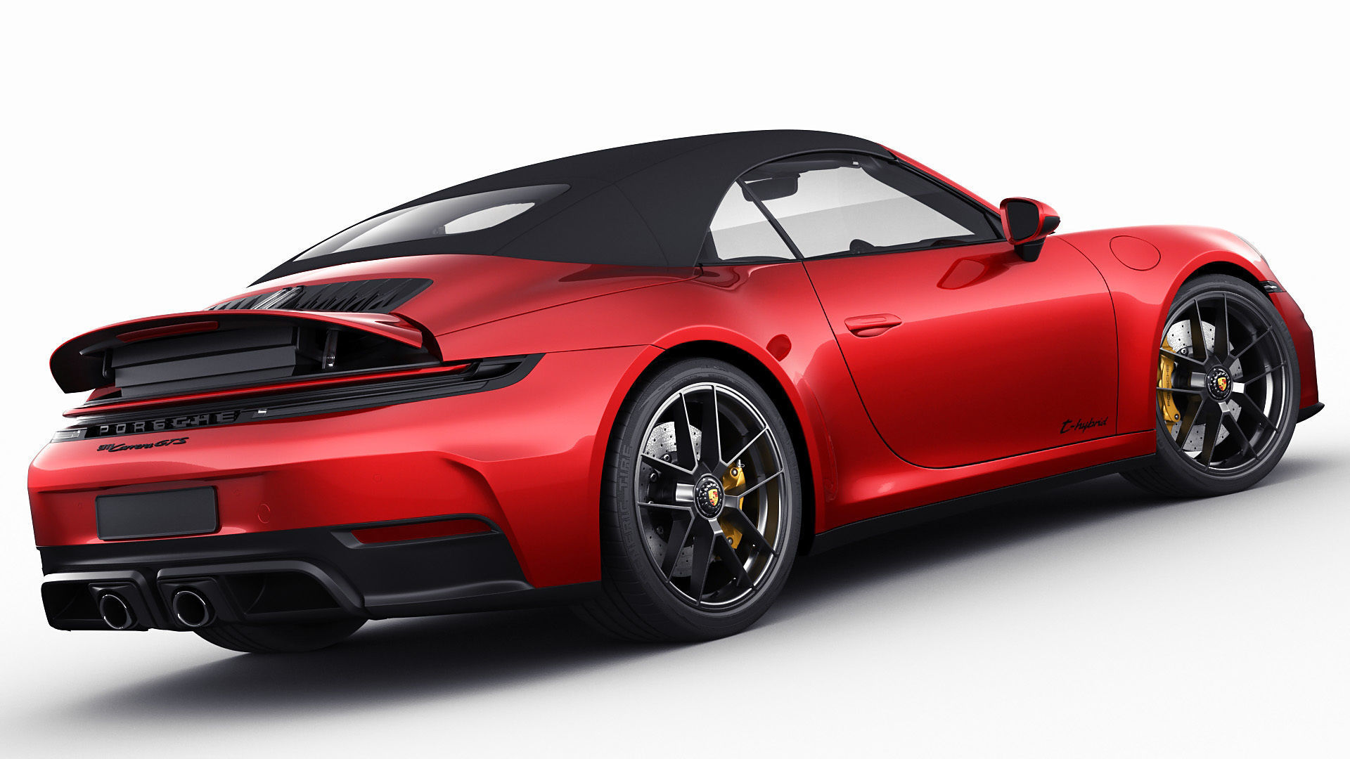 Porsche 911 Carrera GTS Cabriolet 2025 3D model_22