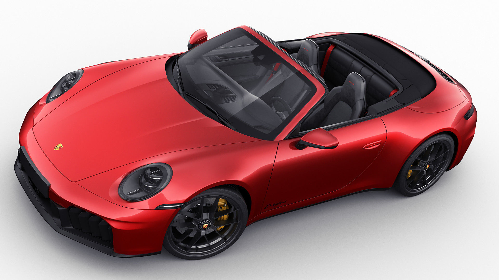 Porsche 911 Carrera GTS Cabriolet 2025 3D model_15